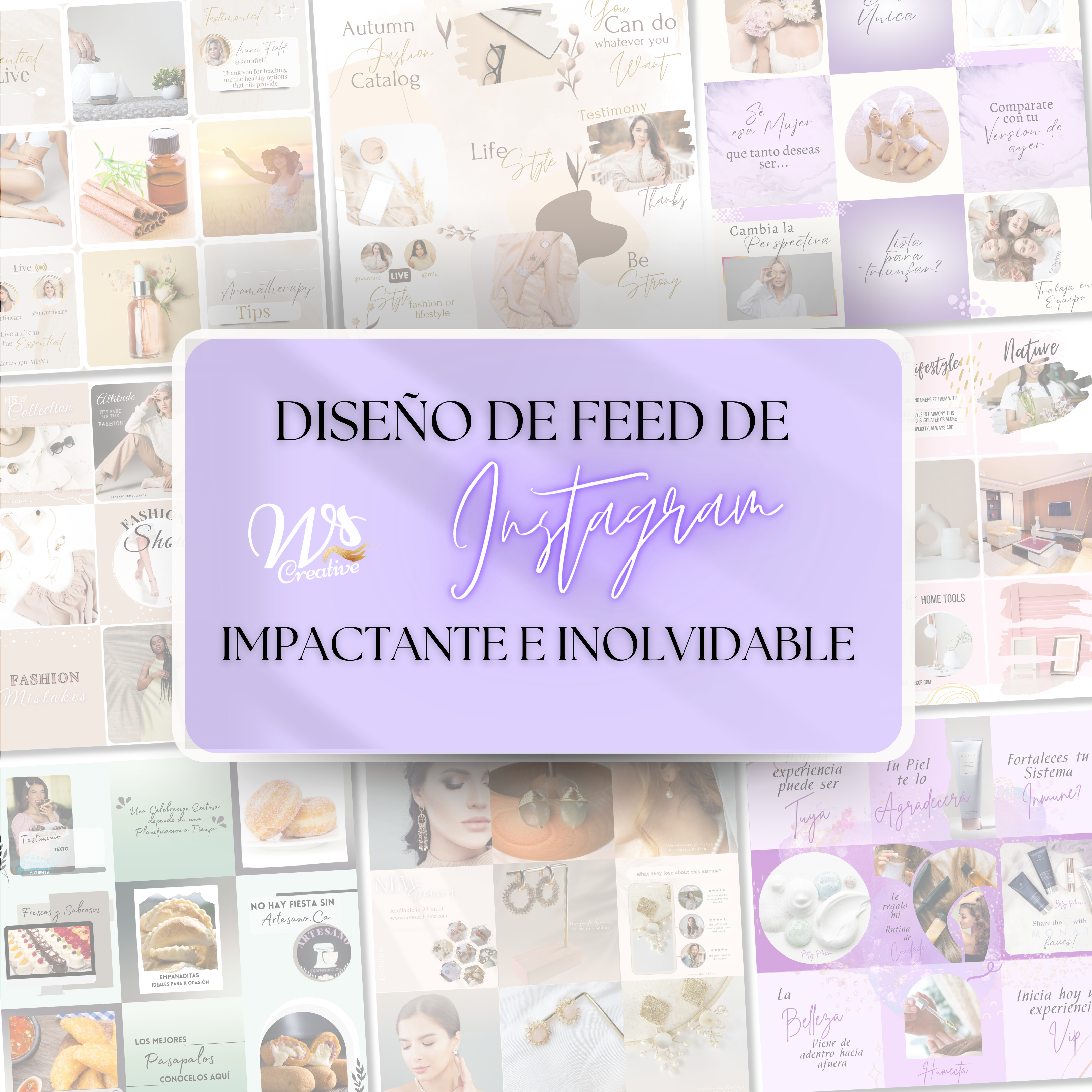 DISEÑO DE FEED IMPACTANTE E INOLVIDABLE PARA INSTAGRAM – WsCreative