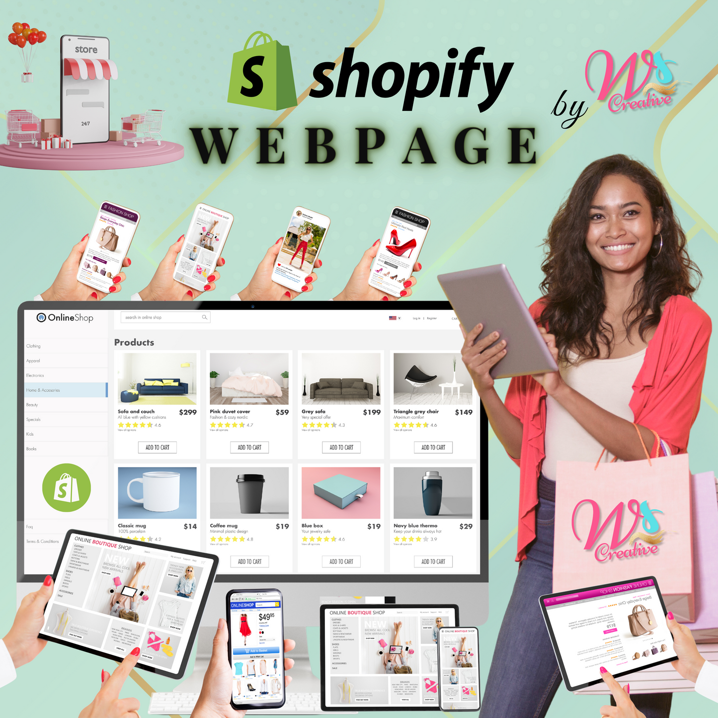 PÁGINAS WEBS DE IMPACTO EN SHOPIFY